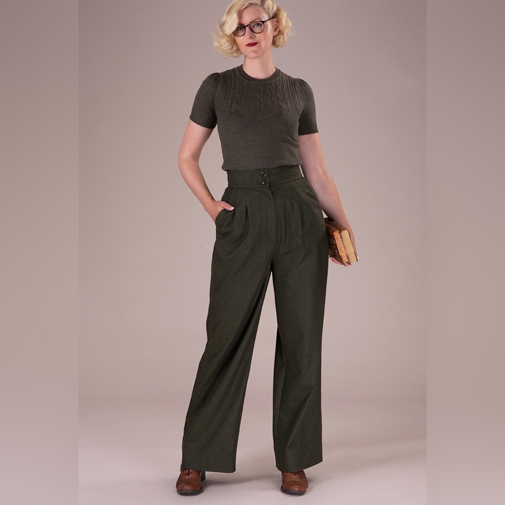 Emmy of Sweden NWT "Good Old Grandpa Pants" in black twill!